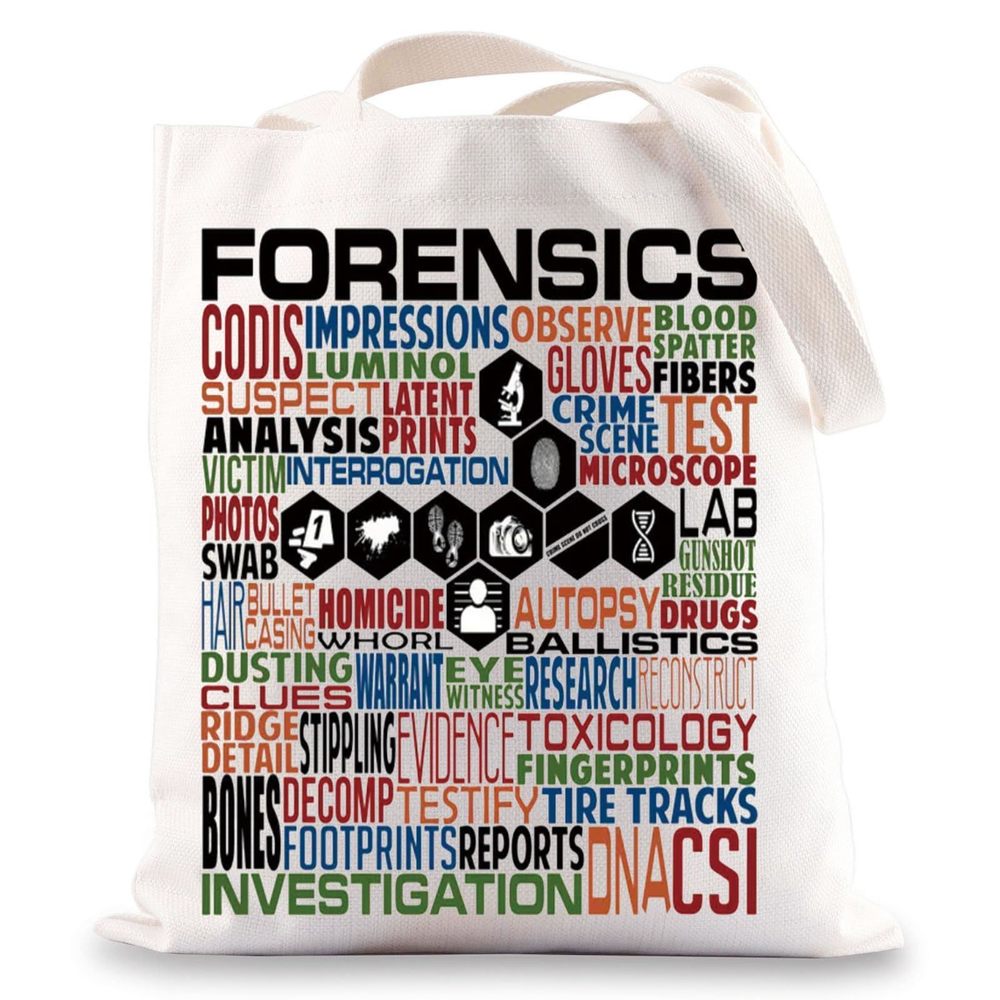 ensic Scientist Tote Bag ensic Scientist Gift Criminologist Shoulder :)